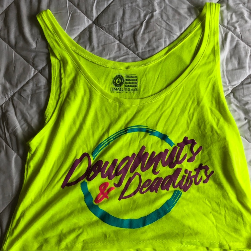 Bright Yellow Crop Top